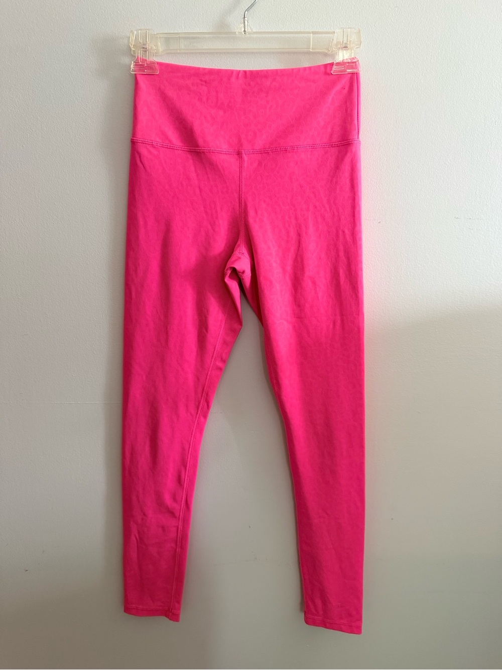 ZYIA Hot Pink High-Waist Leopard Print Leggings